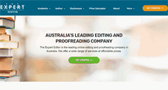 Desktop Screenshot of experteditor.com.au